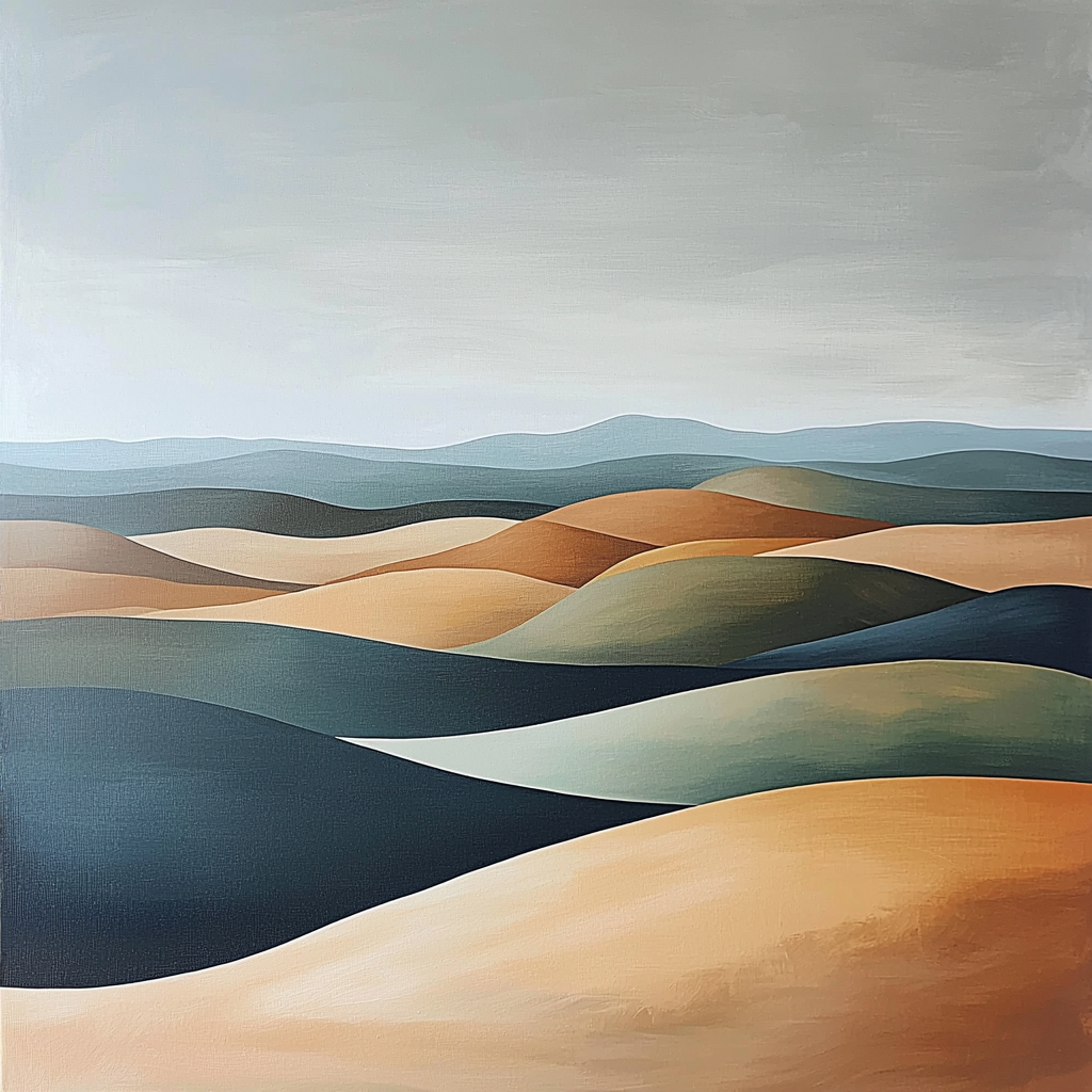 Nandalal Bose Inspired Infinite Fields DIY Paint By Numbers