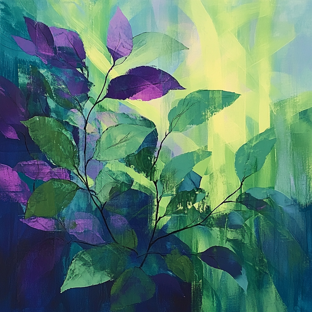 Edgar Degas Inspired Aurora Garden Paint by numbers art