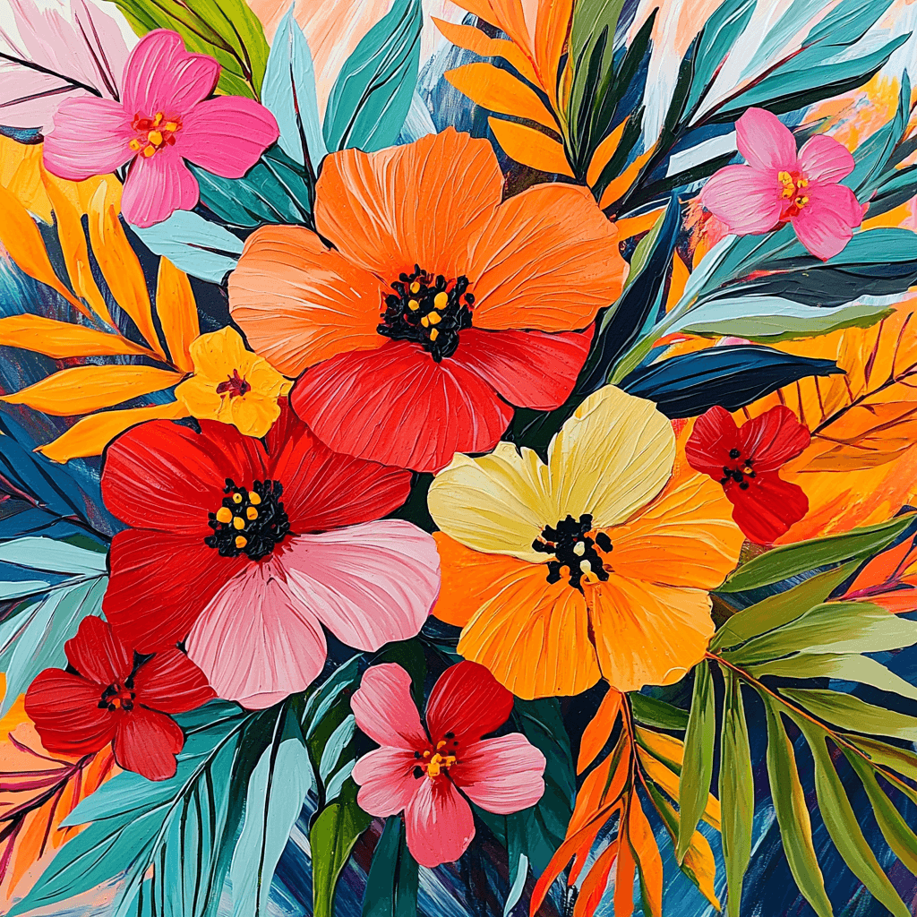 Frida Kahlo Inspired Frida's Floral Fiesta Paint By Numbers Kits