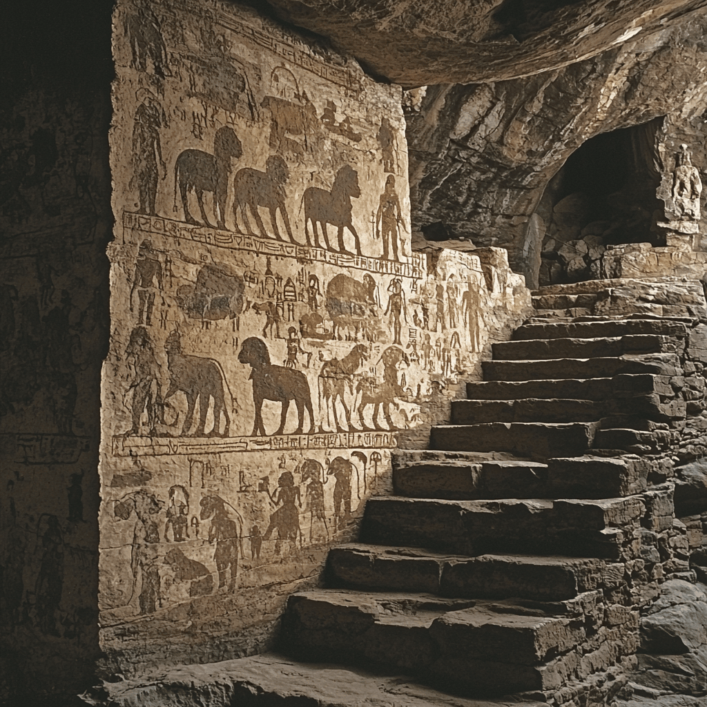 Bhimbetka Rock Shelters - India Paint By Number
