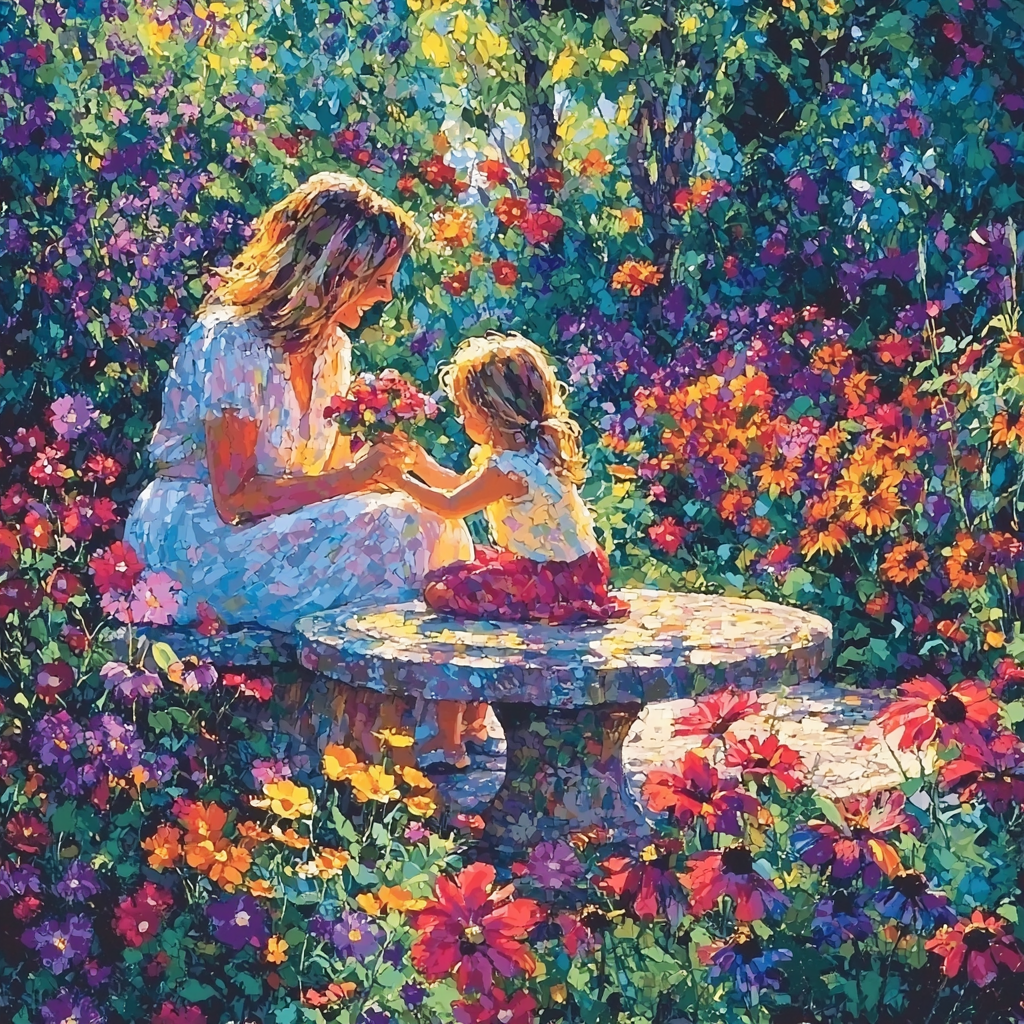 Cherished Memories In Bloom Paint By Numbers Kits