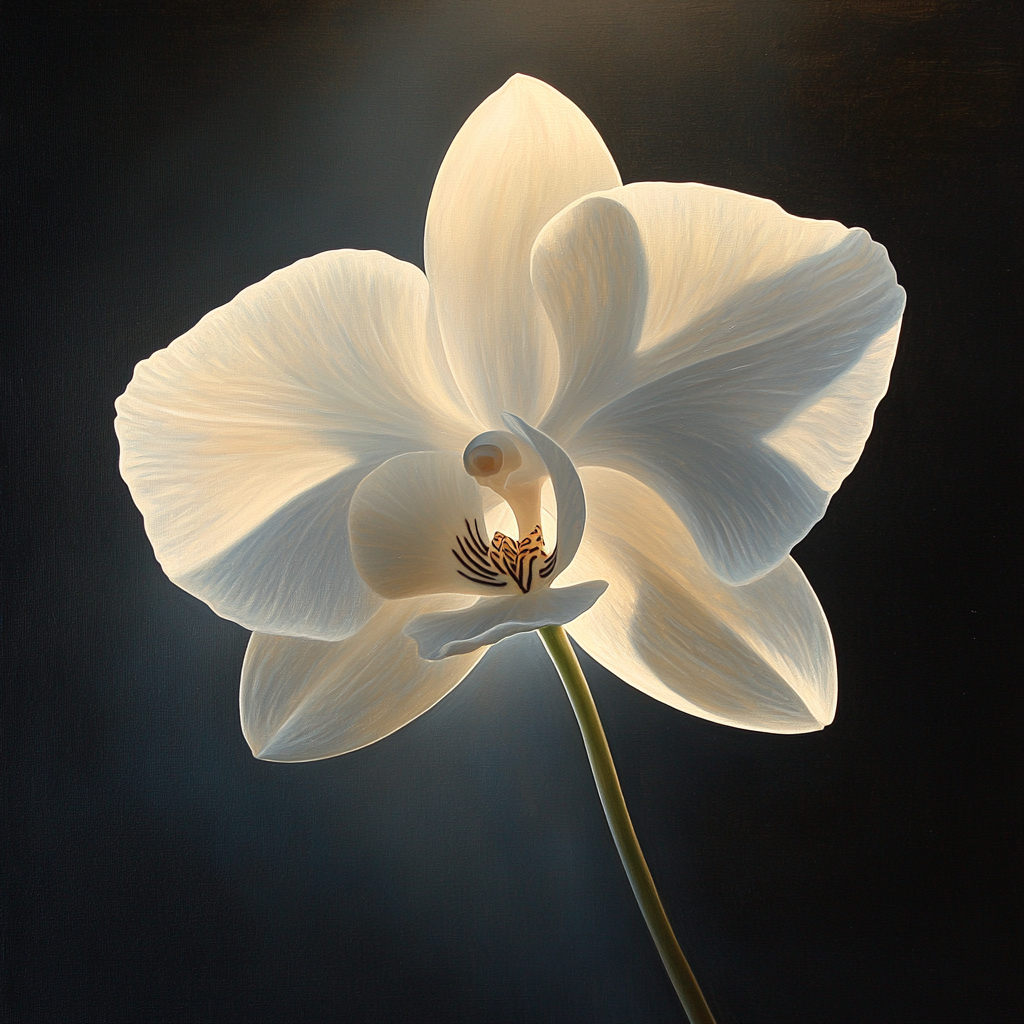 Caravaggio Inspired Celestial Orchid DIY paint by numbers