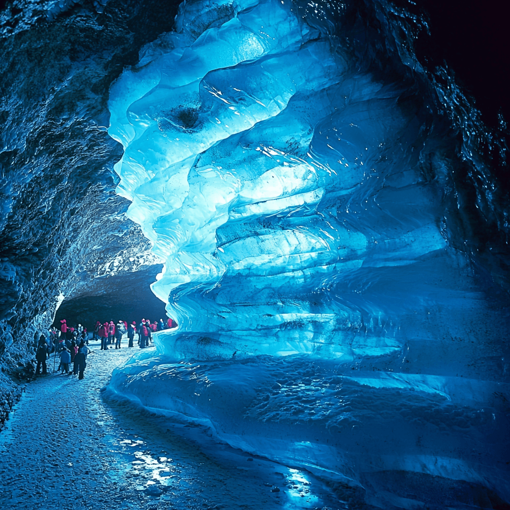 Crystal Cave Of Iceland Paint By Color