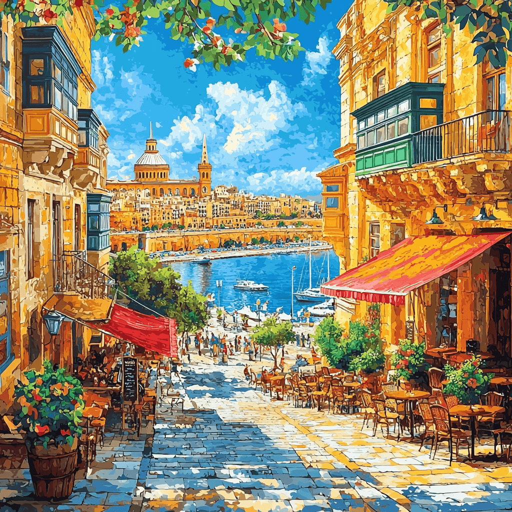 Malta - Valletta Paint By Number