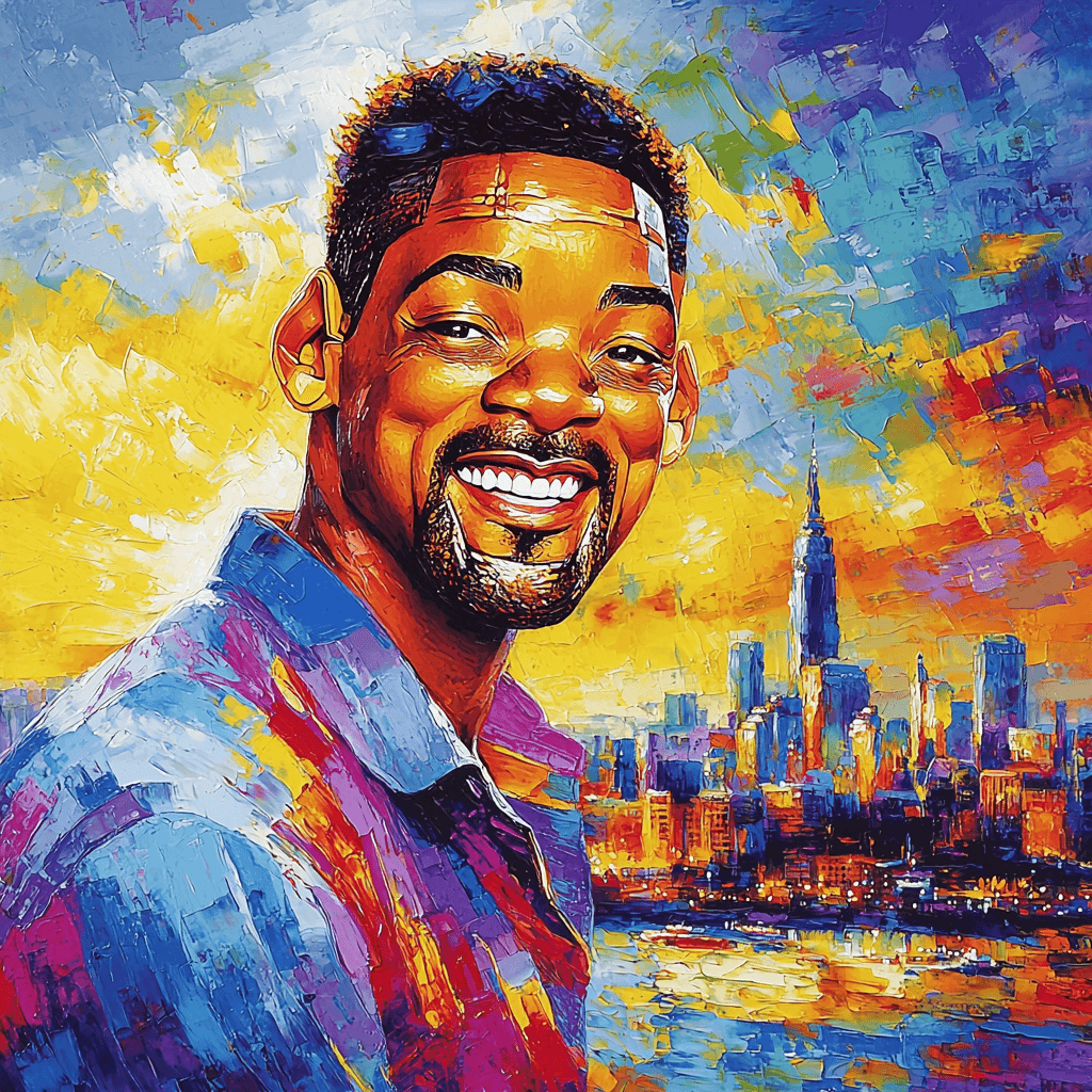 Will Smith: The Fresh Prince Of Blockbusters Paint By Numbers Art