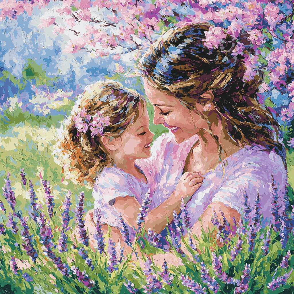 Mothers In Bloom Paint By Numbers Kits