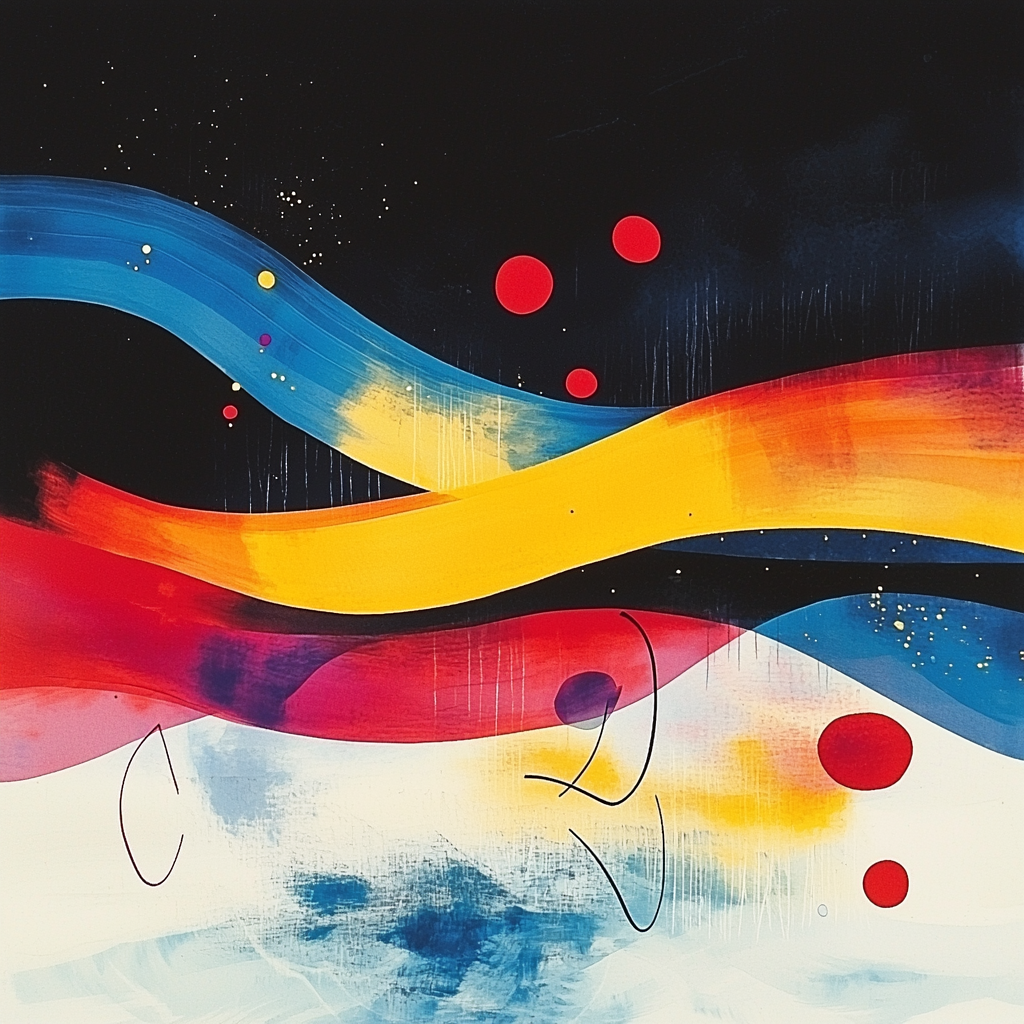 Joan Miró Inspired Echoes Of Inspiration Paint By Numbers Art