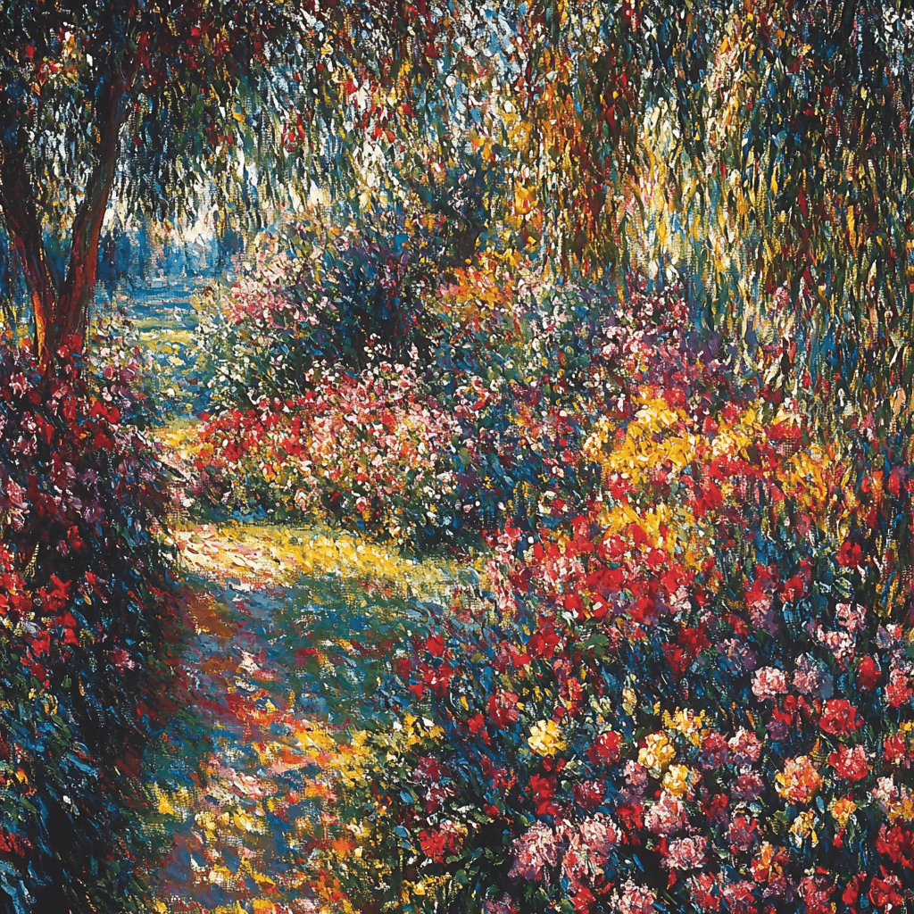 Claude Monet Inspired Joyful Garden Serenade DIY Paint By Numbers