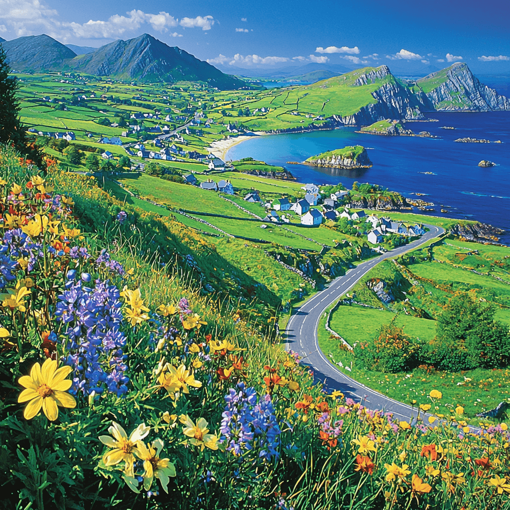 The Ring Of Kerry Paint By Color