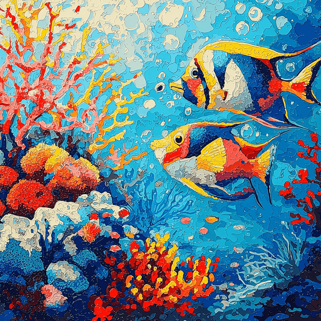 Paul Signac Inspired Songs Of The Sea Paint By Color