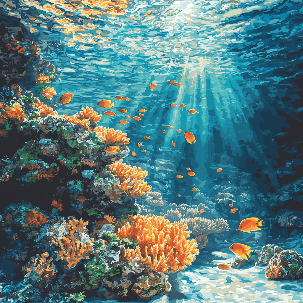 The Great Barrier Reef Paint By Numbers