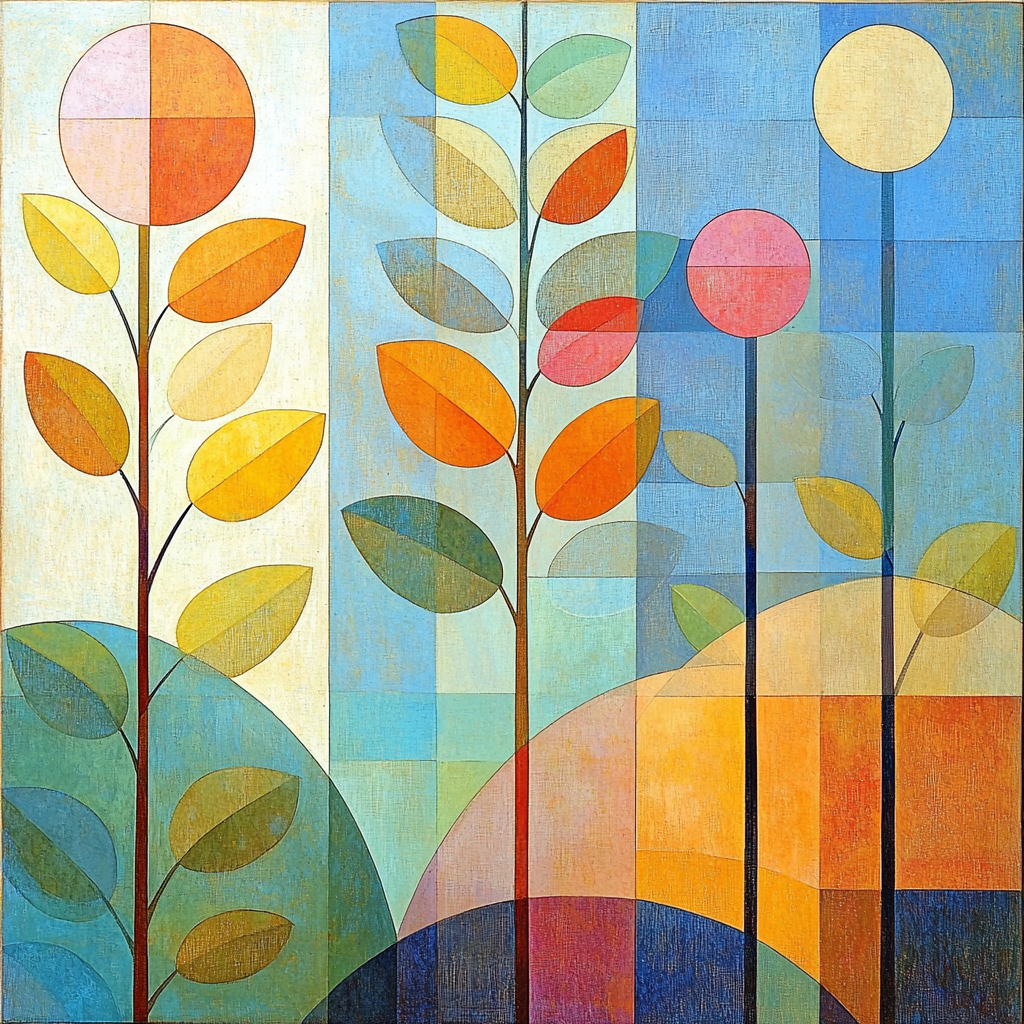 Paul Klee Inspired Whimsical Equilibrium DIY Paint By Numbers