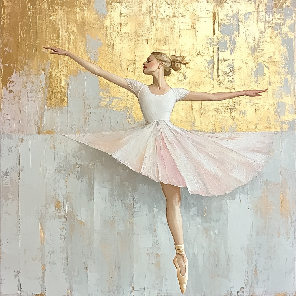 Ingres Inspired Classical Dancer Numbered painting kits