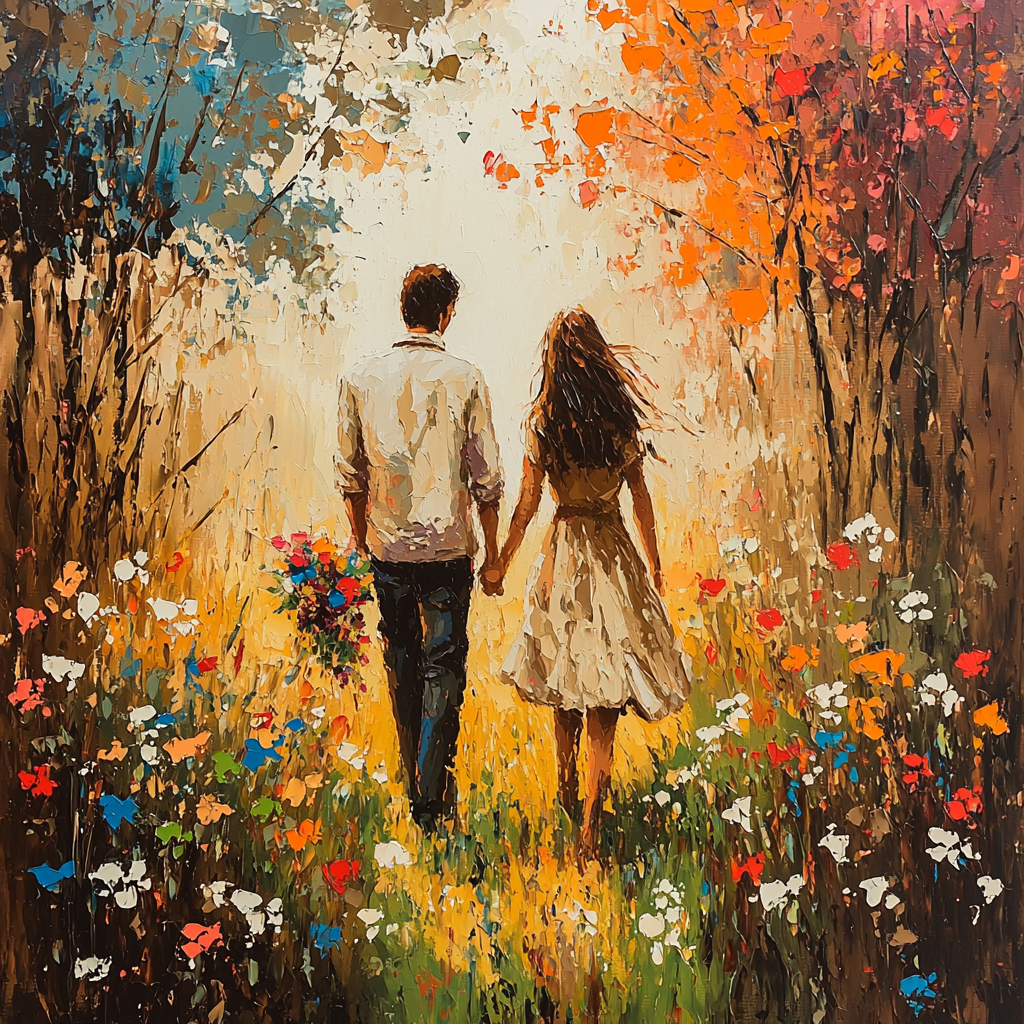 Embracing Nature's Beauty Numbered Painting Kits