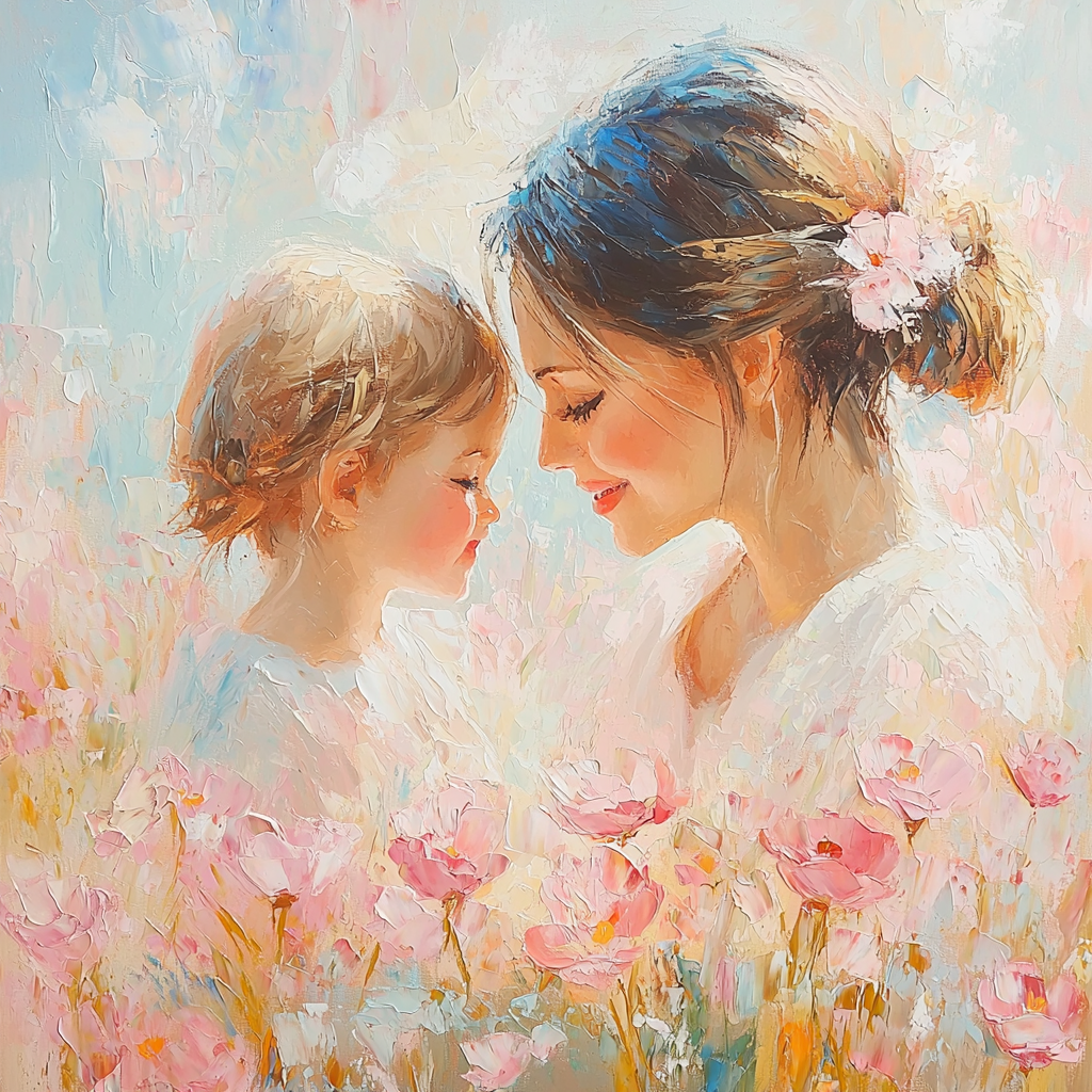 Mom's Loving Care Number Painting