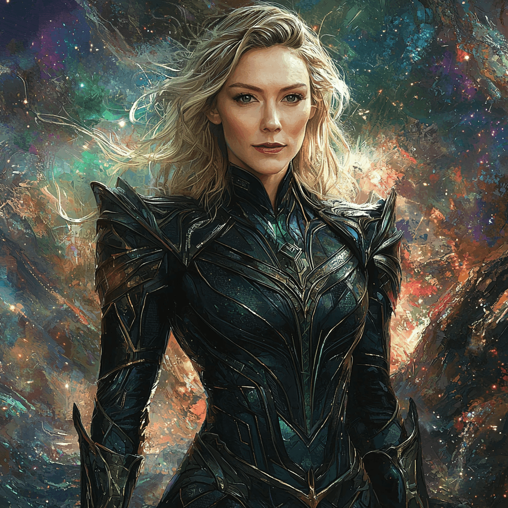 Cate Blanchett: The Majestic Transformations Of Hela Numbered Painting Kits
