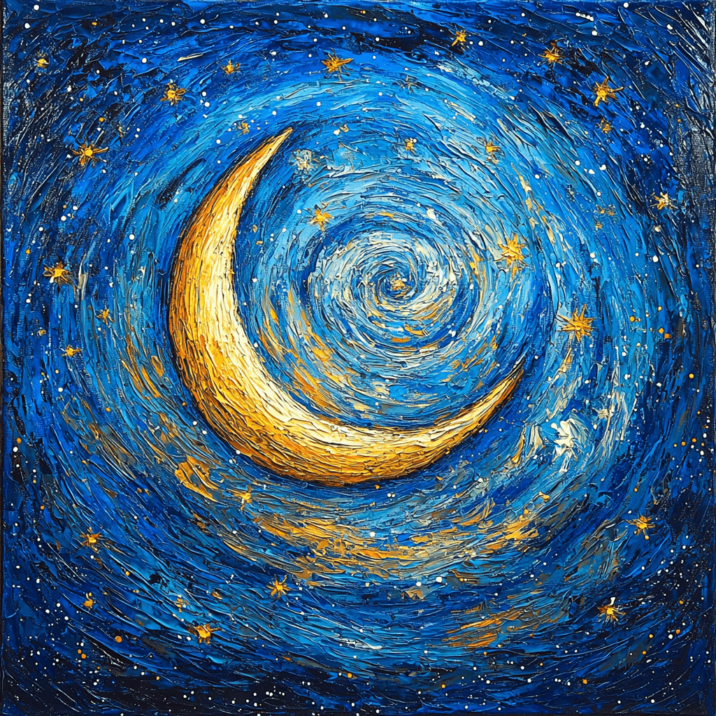 Vincent Van Gogh Inspired Celestial Night Lights DIY Paint By Numbers