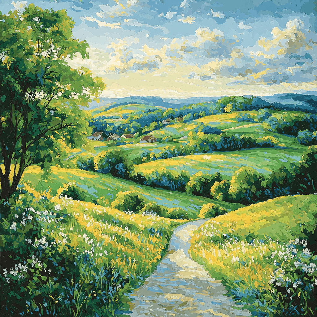 Constable Inspired Pastoral Countryside Retreat - DIY Painting By Numbers Kit