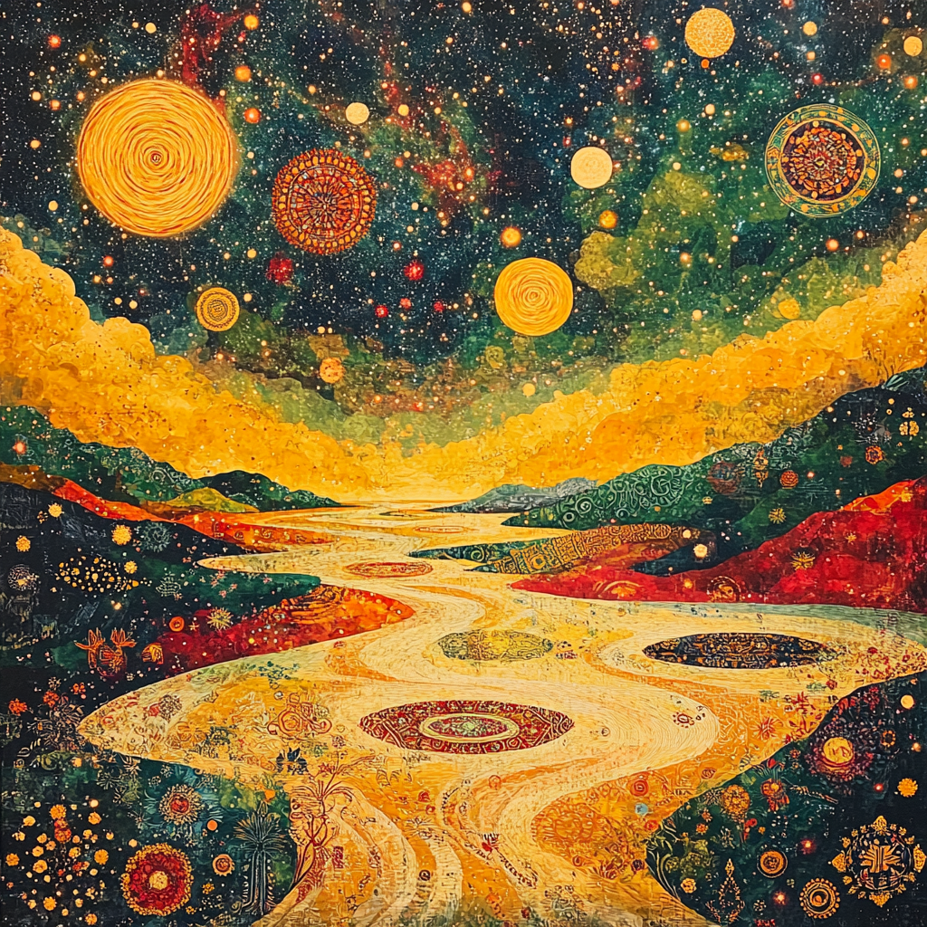 Frida Kahlo Inspired Celestial Emblem Of Resilience paint by number