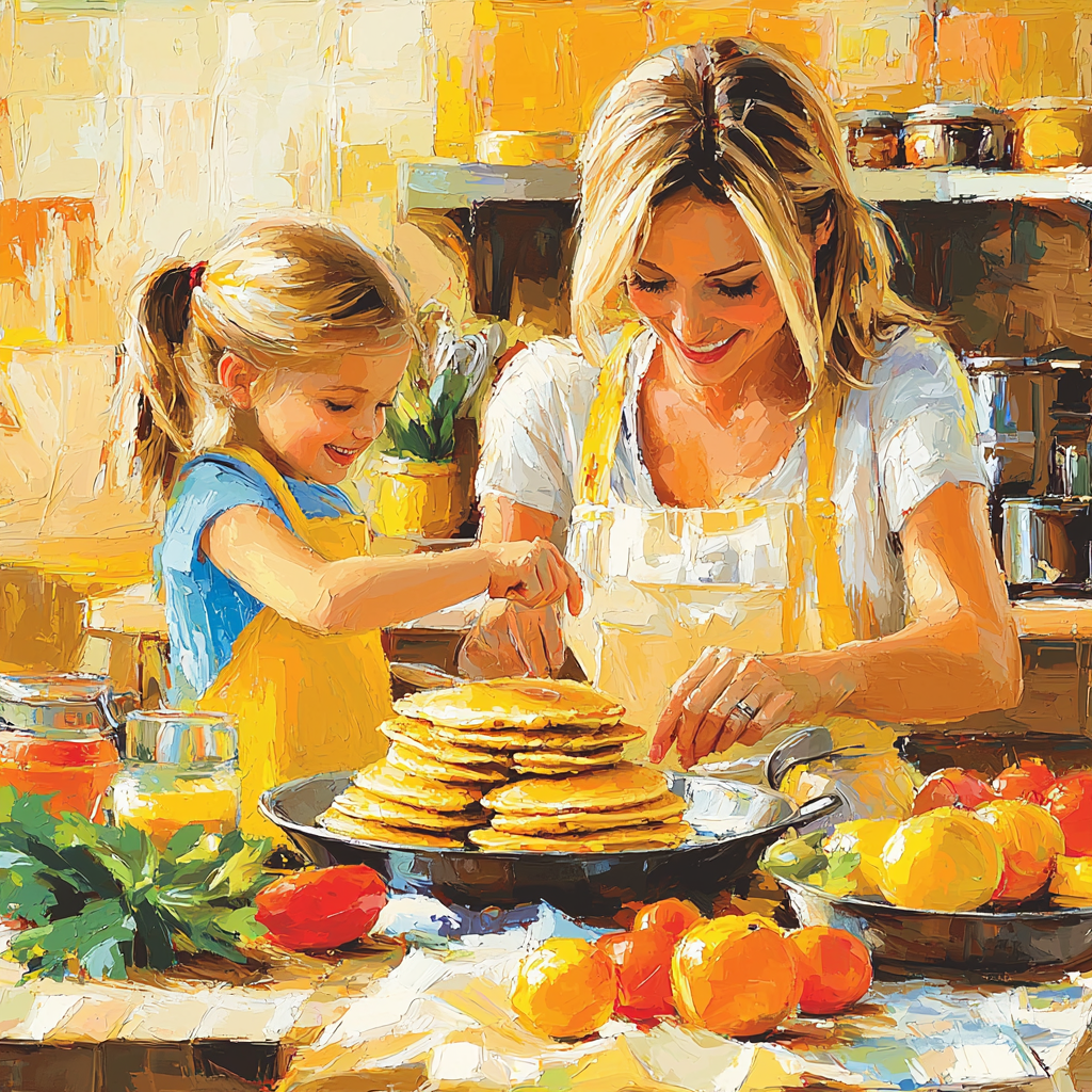 A Morning In The Kitchen Paint By Numbers Kits