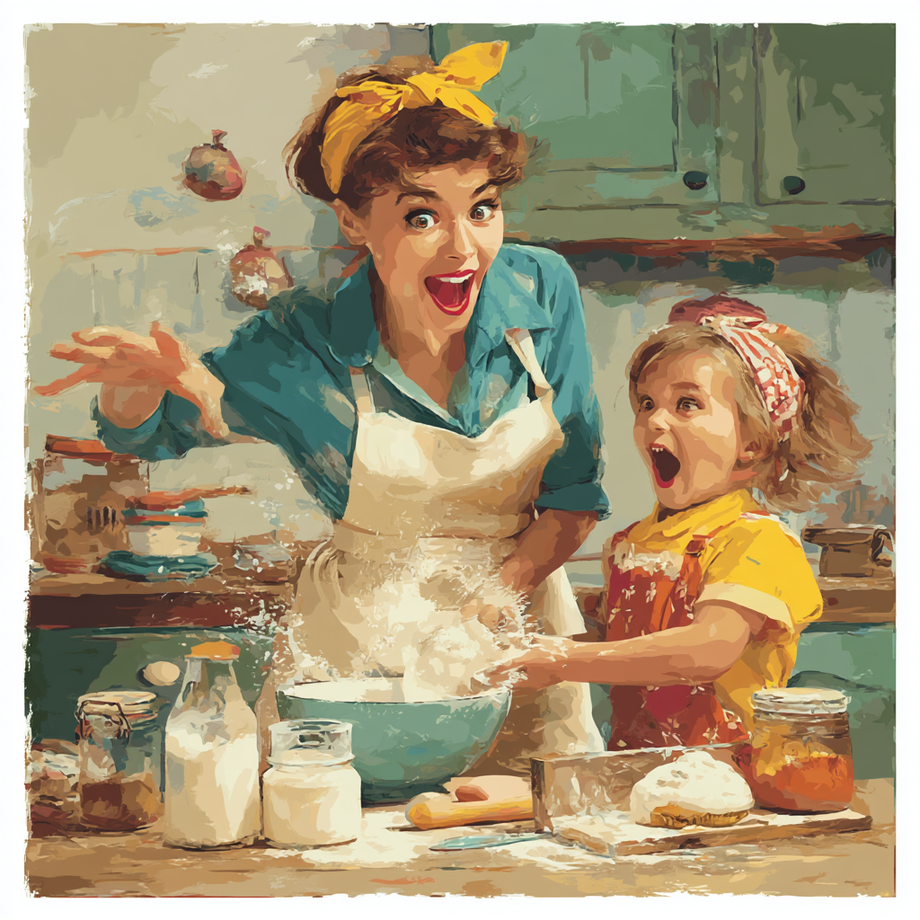 Baking Together With Mom DIY Paint By Numbers