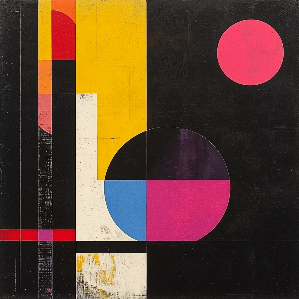 Kazimir Malevich Inspired Dynamics Of Color And Shape Paint By Numbers