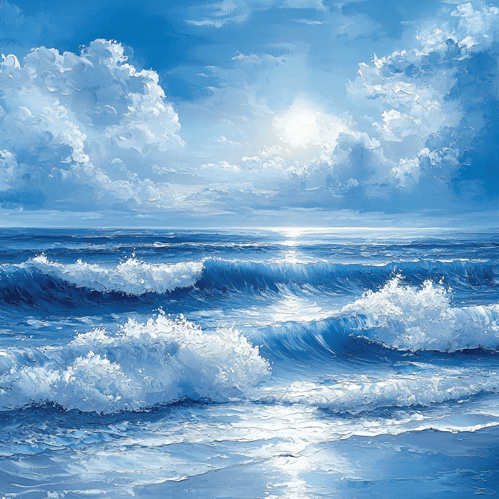 Homer Inspired Charming Seascape DIY Paint By Numbers