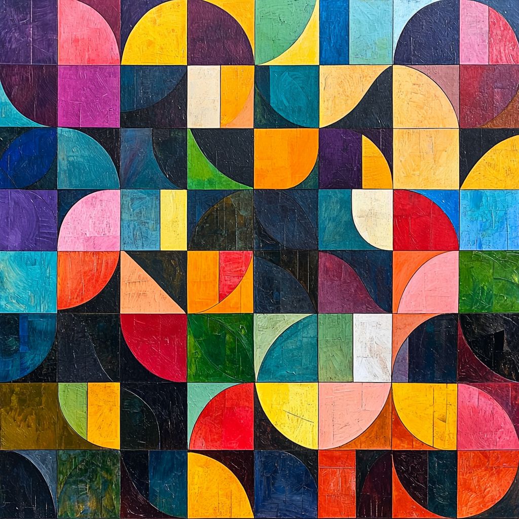 Paul Cézanne Inspired Harmonious Geometry Numbered Painting Kits