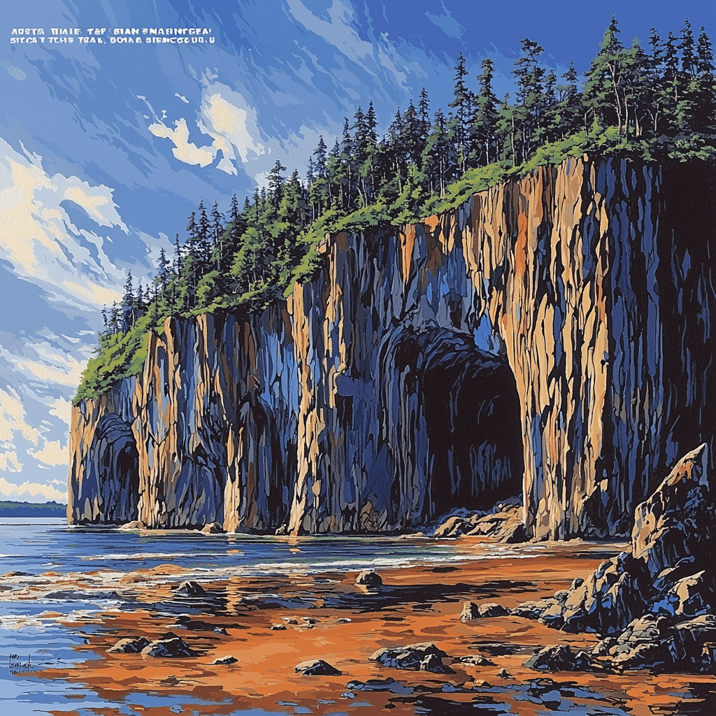 Bay Of Fundy - Canada Paint By Numbers