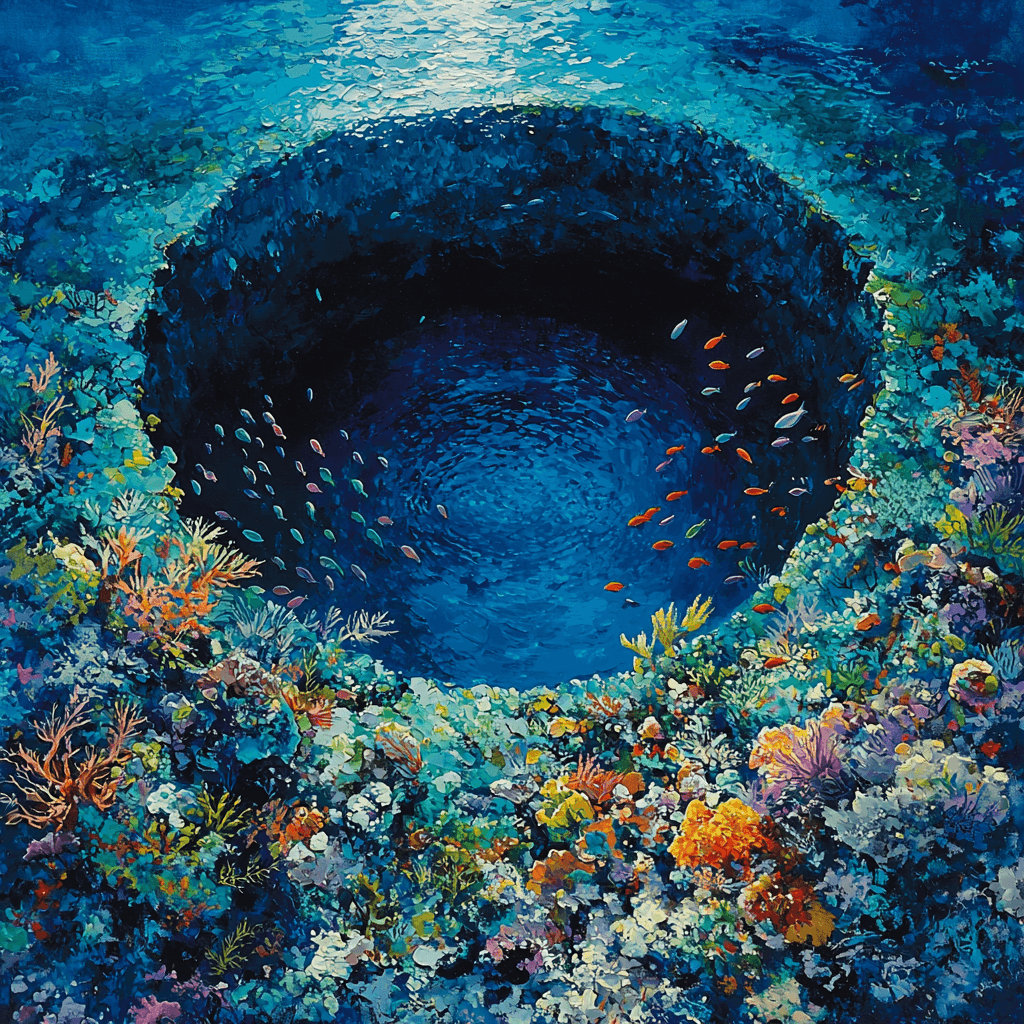Blue Hole - Belize Paint By Number