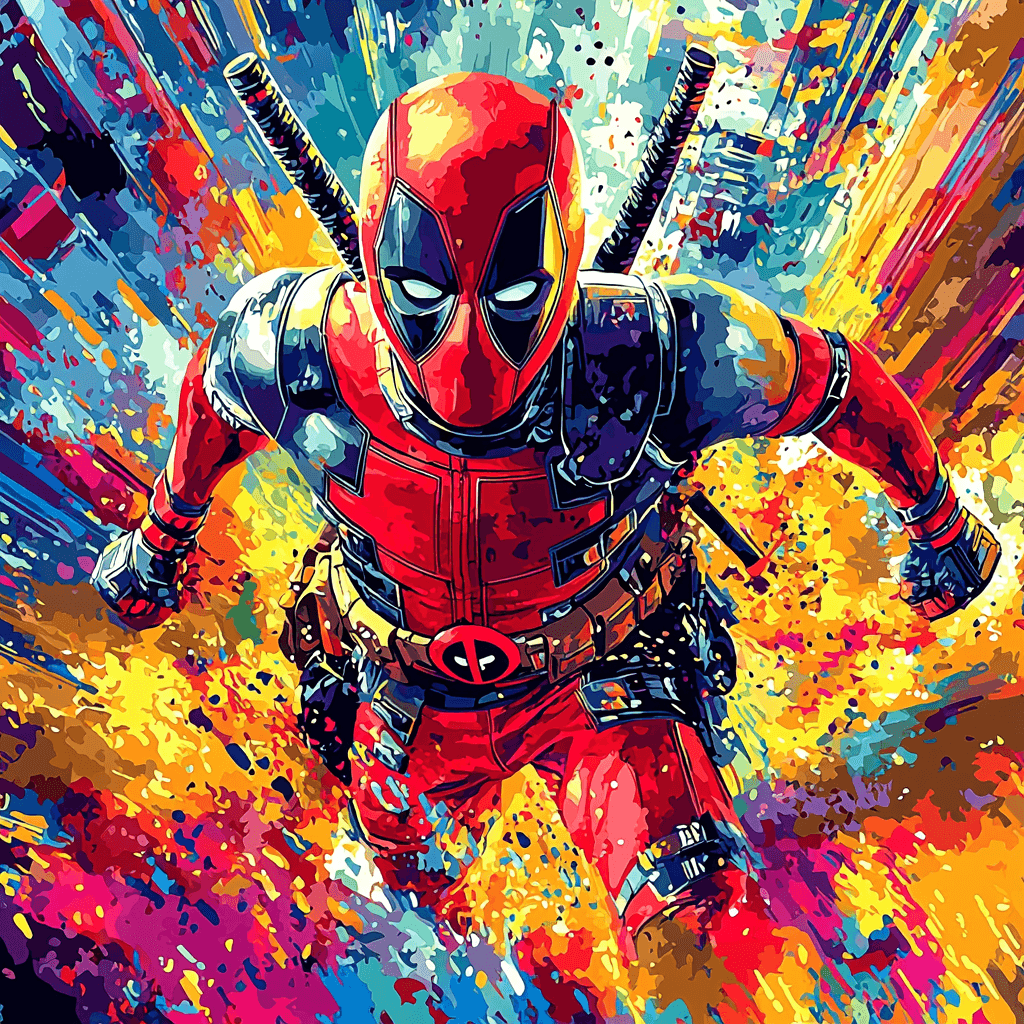 Ryan Reynolds: The Comedic Hero Of Hearts Painting Number Kit