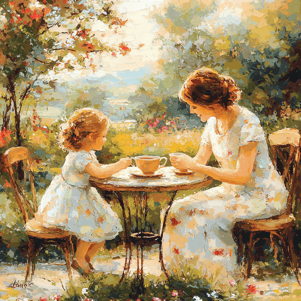 Tea Time Memories Paint By Number