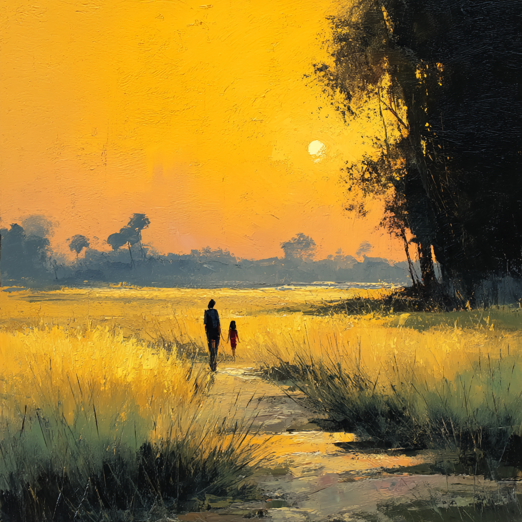 Pastoral Promenade Paint By Color