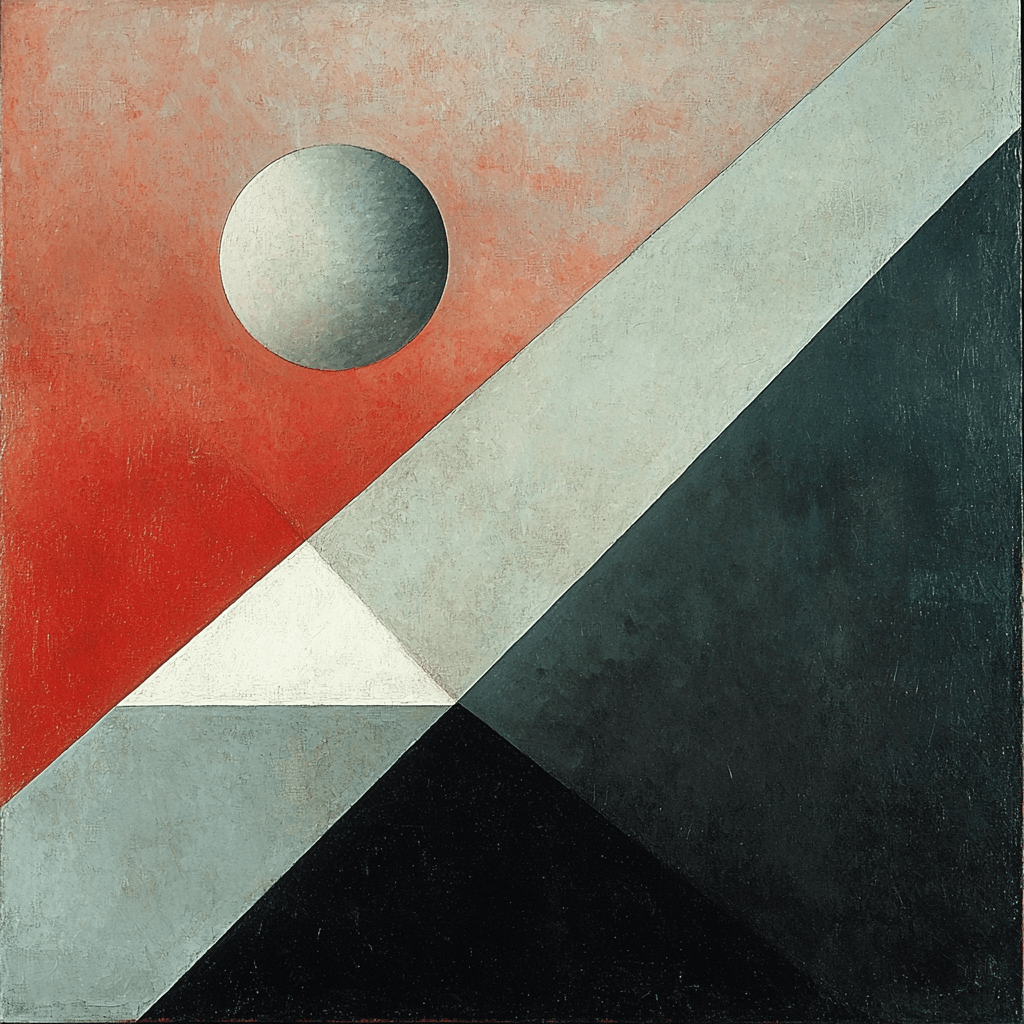 Kazimir Malevich Inspired Simplicity Of Balance Painting Number Kit