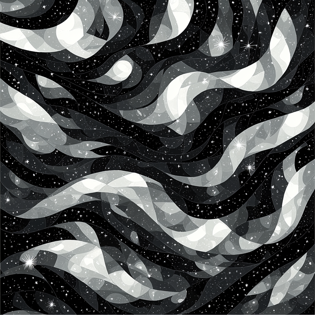 M.C. Escher Inspired Celestial Interweaving Numbered Painting Kits