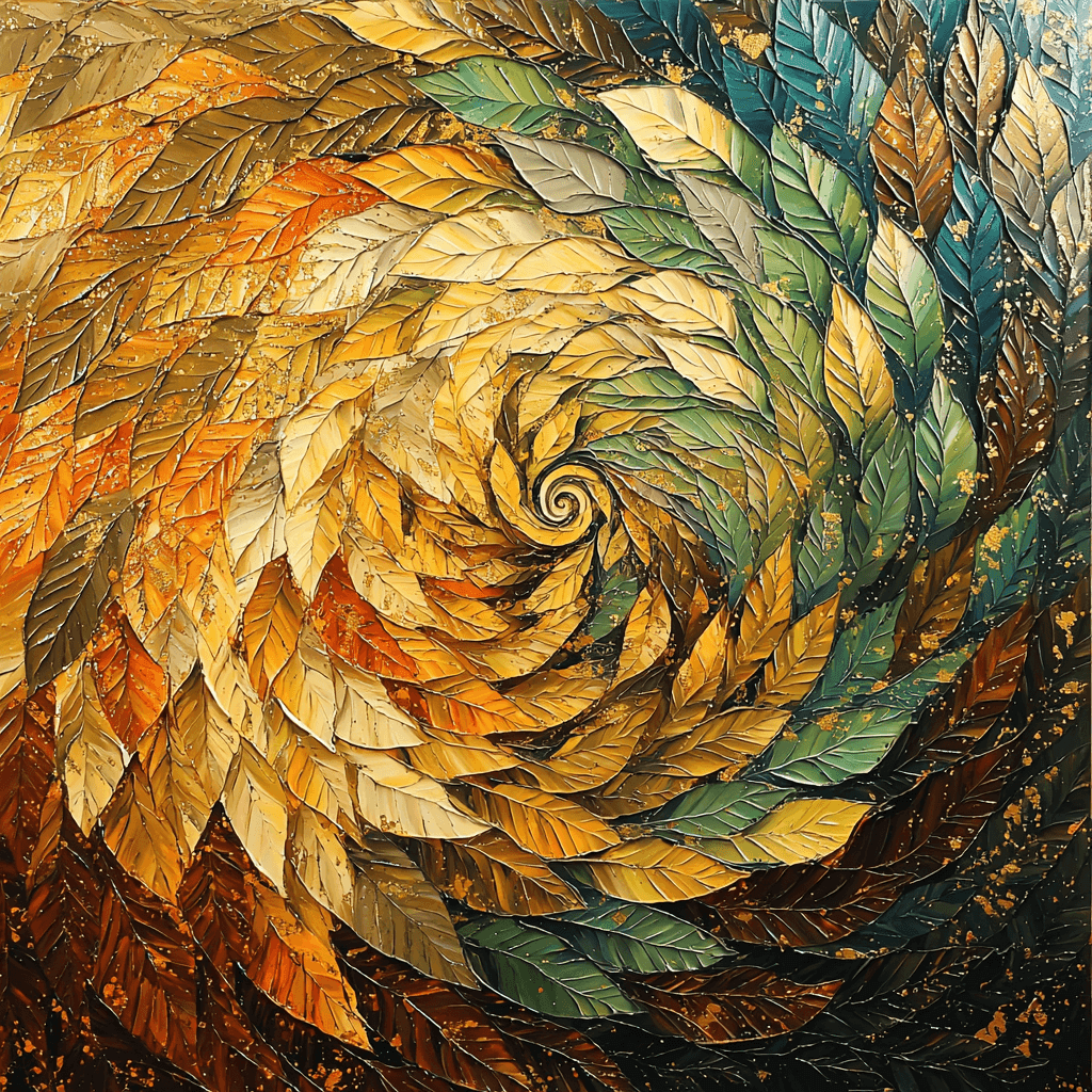 Gustav Klimt Inspired The Dance Of Leaves Paint By Numbers Art