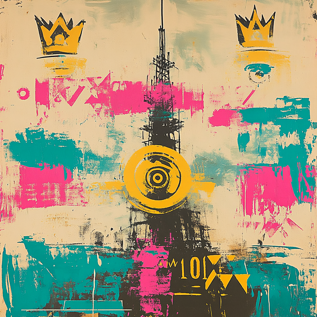 Jean-Michel Basquiat Inspired Signal From The Void Painting by numbers kit