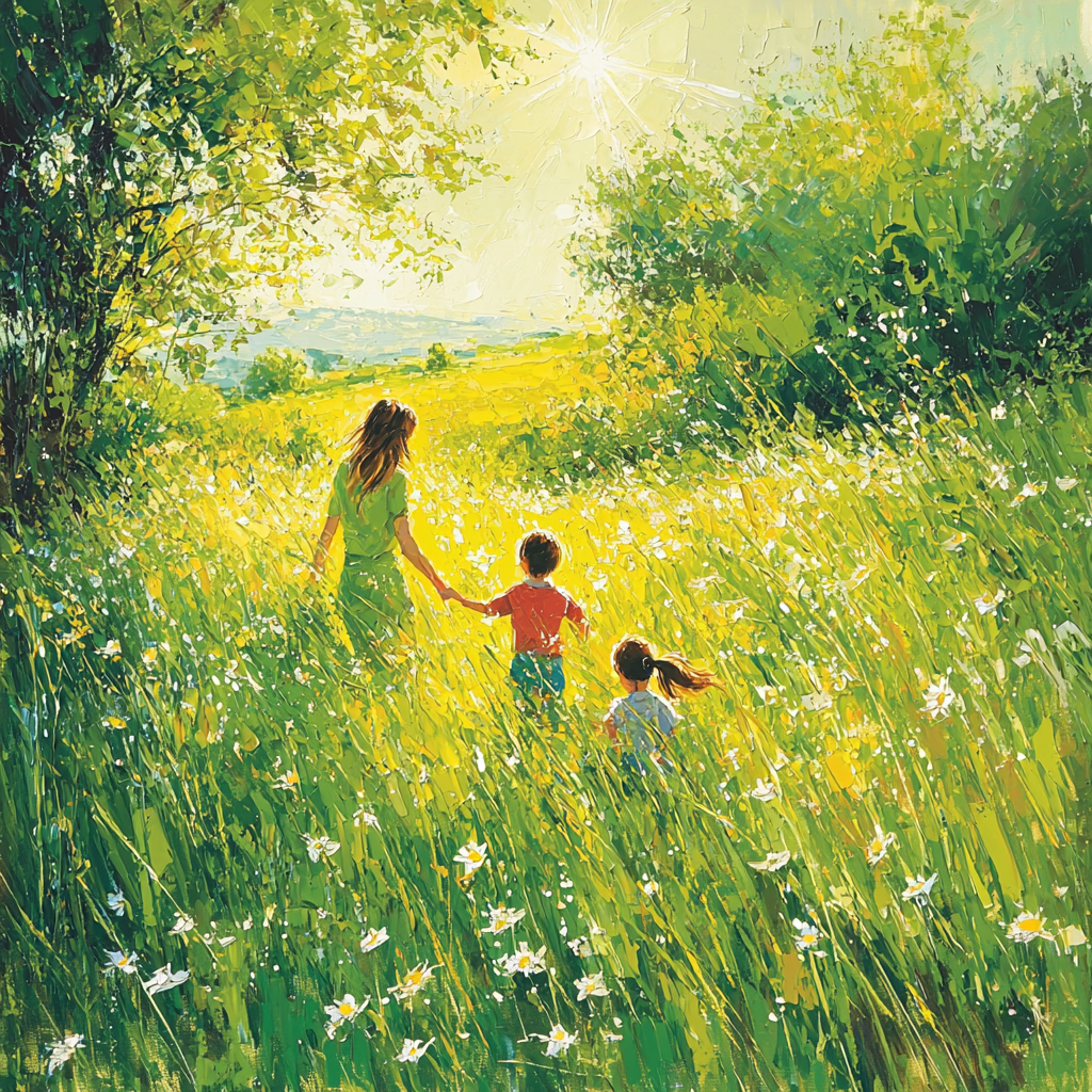 Echoes Of Summer Laughter Paint By Numbers Art