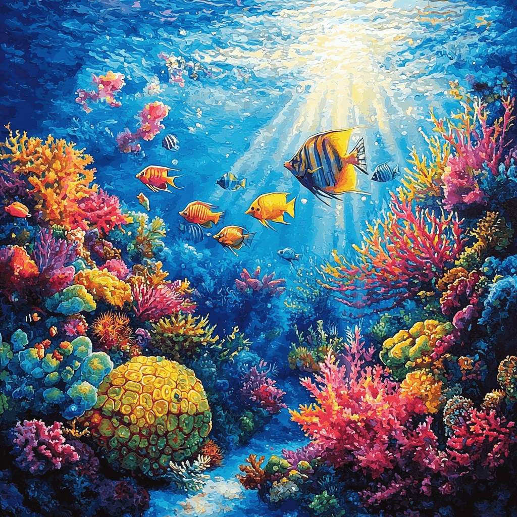 The Great Barrier Reef - Australia Paint By Number