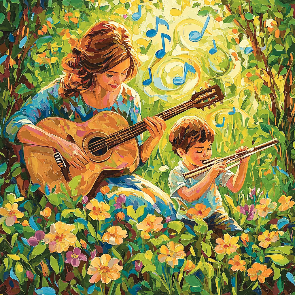 Mom's Sweet Serenade Paint By Numbers