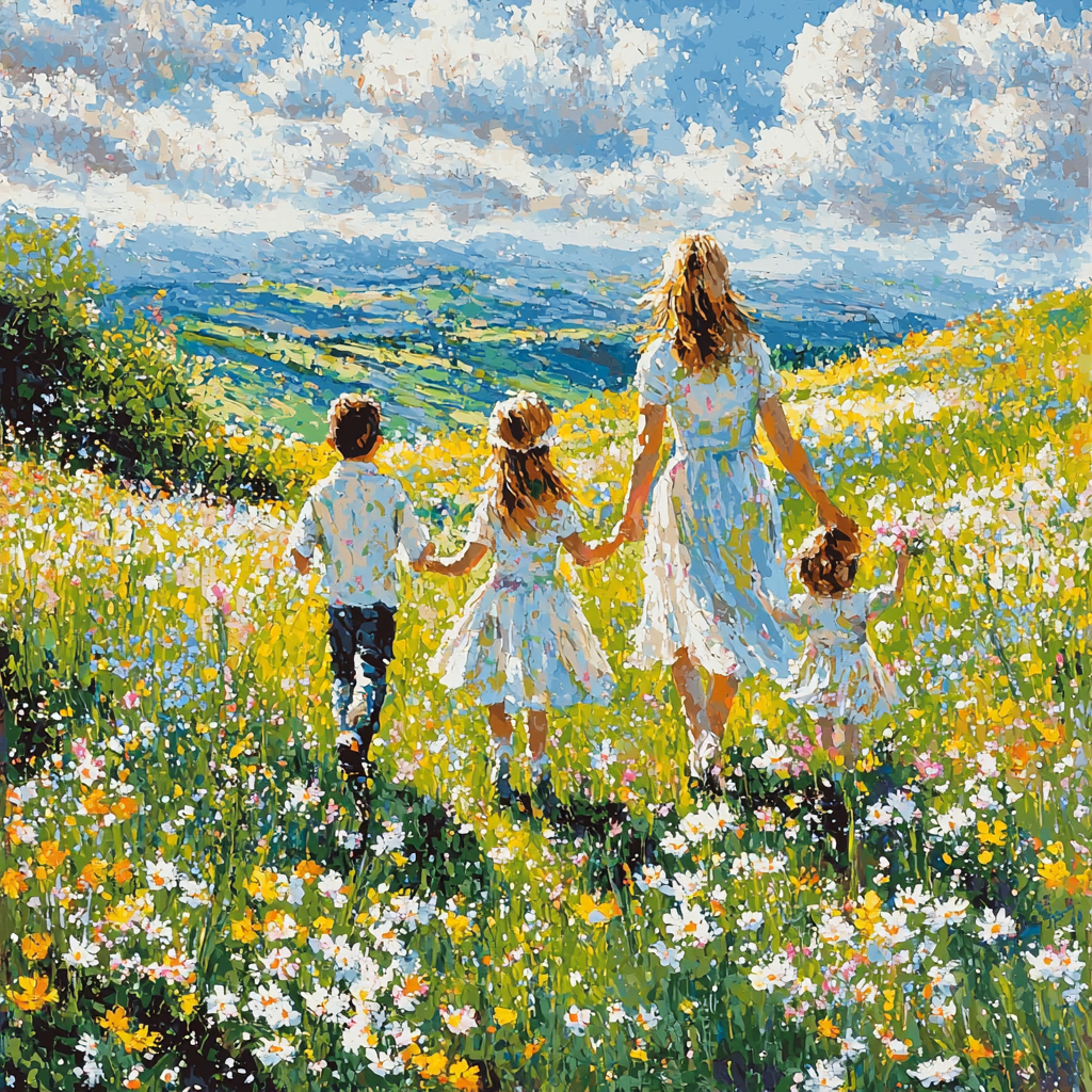 Mom's Sweet Garden Paint By Number