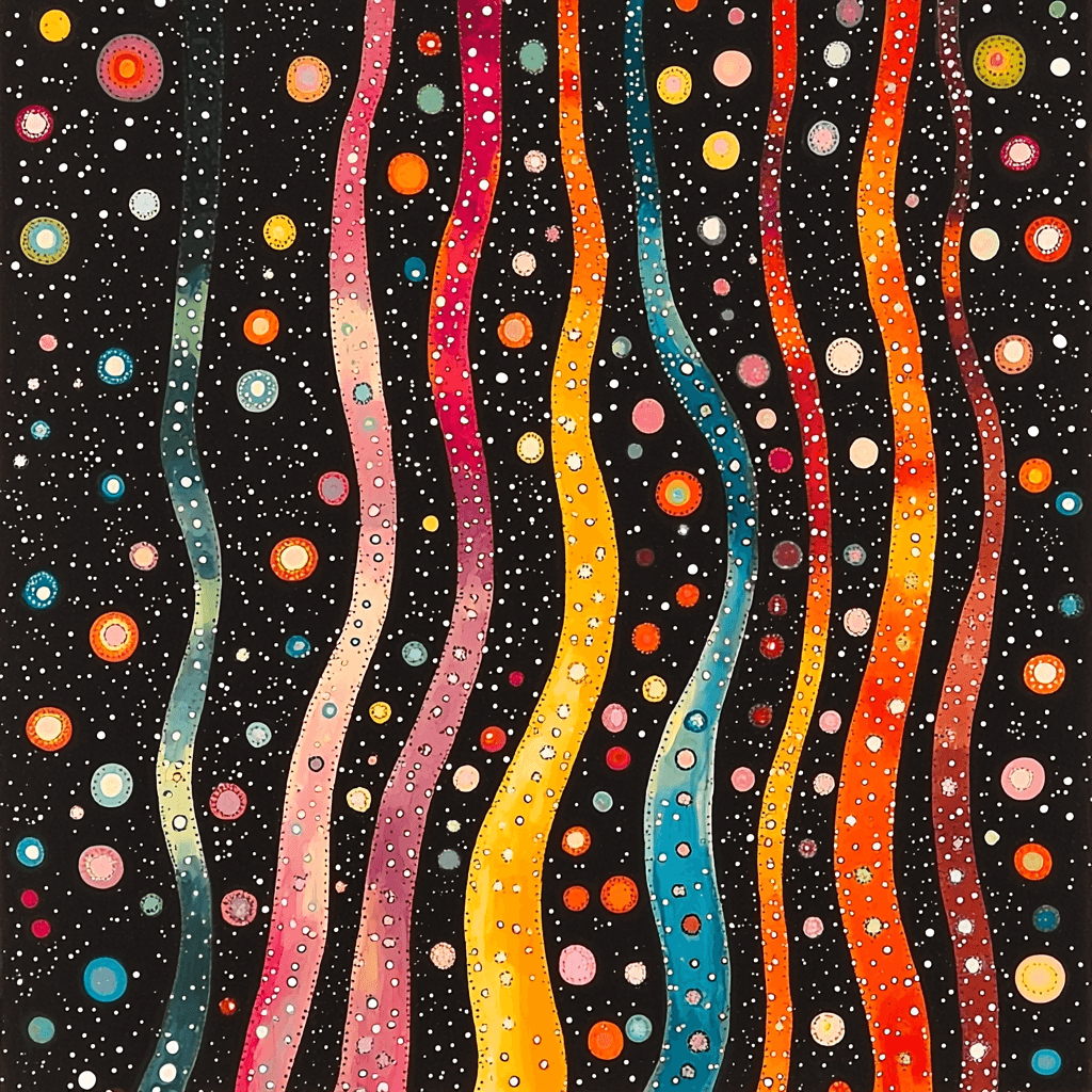 Yayoi Kusama Inspired The Dot Universe Painting By Numbers Kit