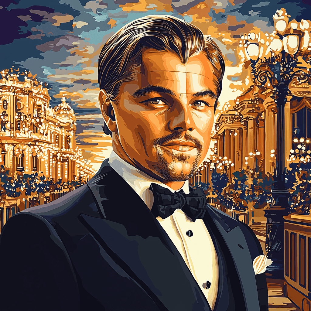 Leonardo DiCaprio: Charting Oceans Of Stardom Paint By Numbers Art