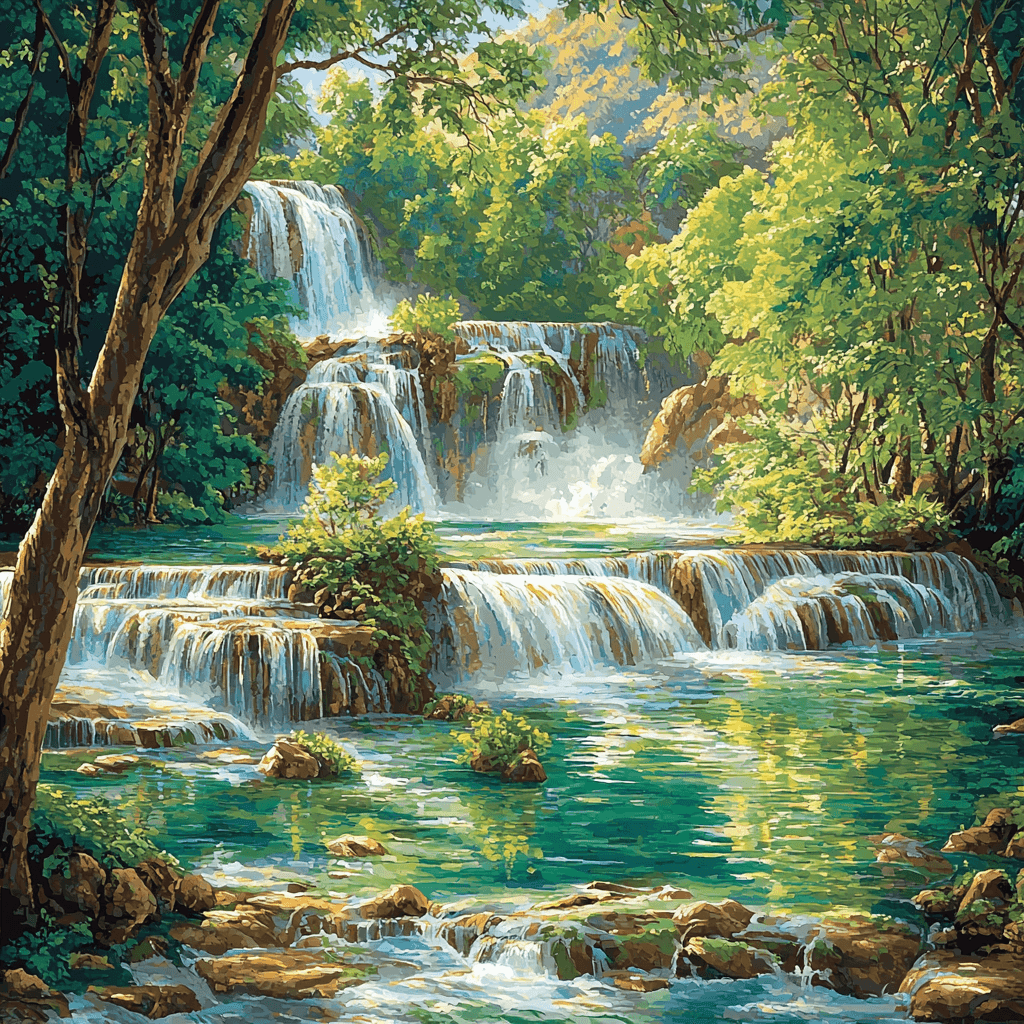 Krka National Park - Croatia Paint By Number