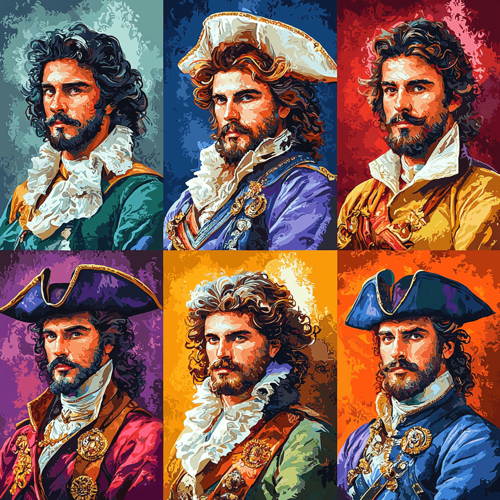 Gustave Courbet Inspired Historical Portraits Of Heroes Paint By Numbers Kits