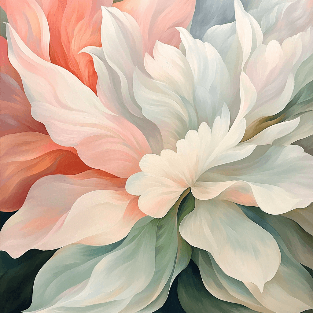 Georgia O'Keeffe Inspired Floral Daydream Painting By Numbers Kit