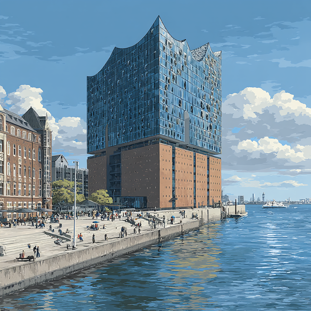 Elbphilharmonie Paint By Number