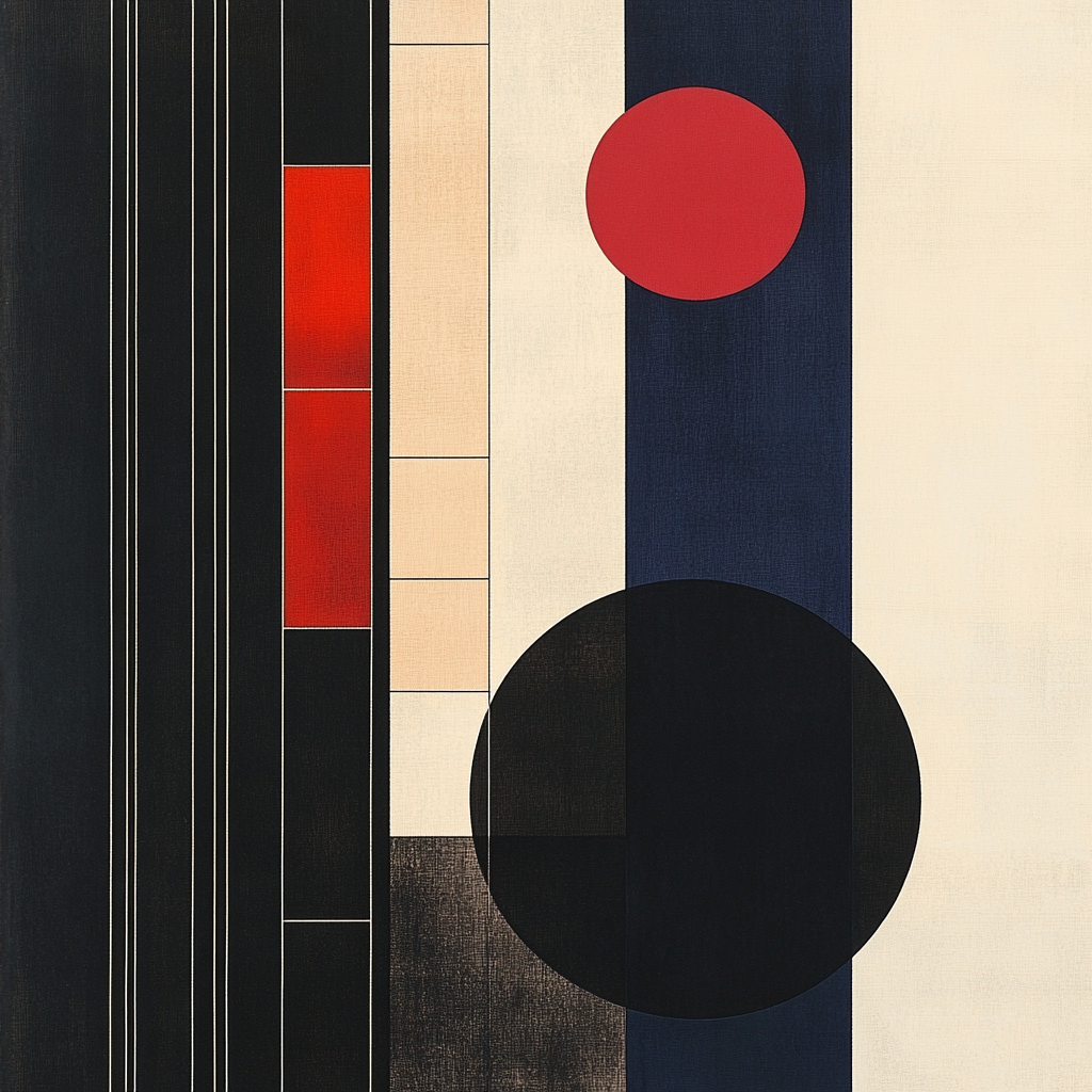 Kazimir Malevich Inspired Silent Construct Numbered painting kits