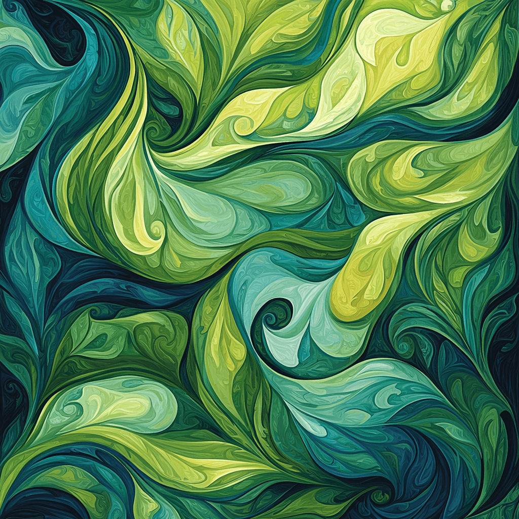 Leonardo Da Vinci Inspired Whirl Of Nature DIY Paint By Numbers