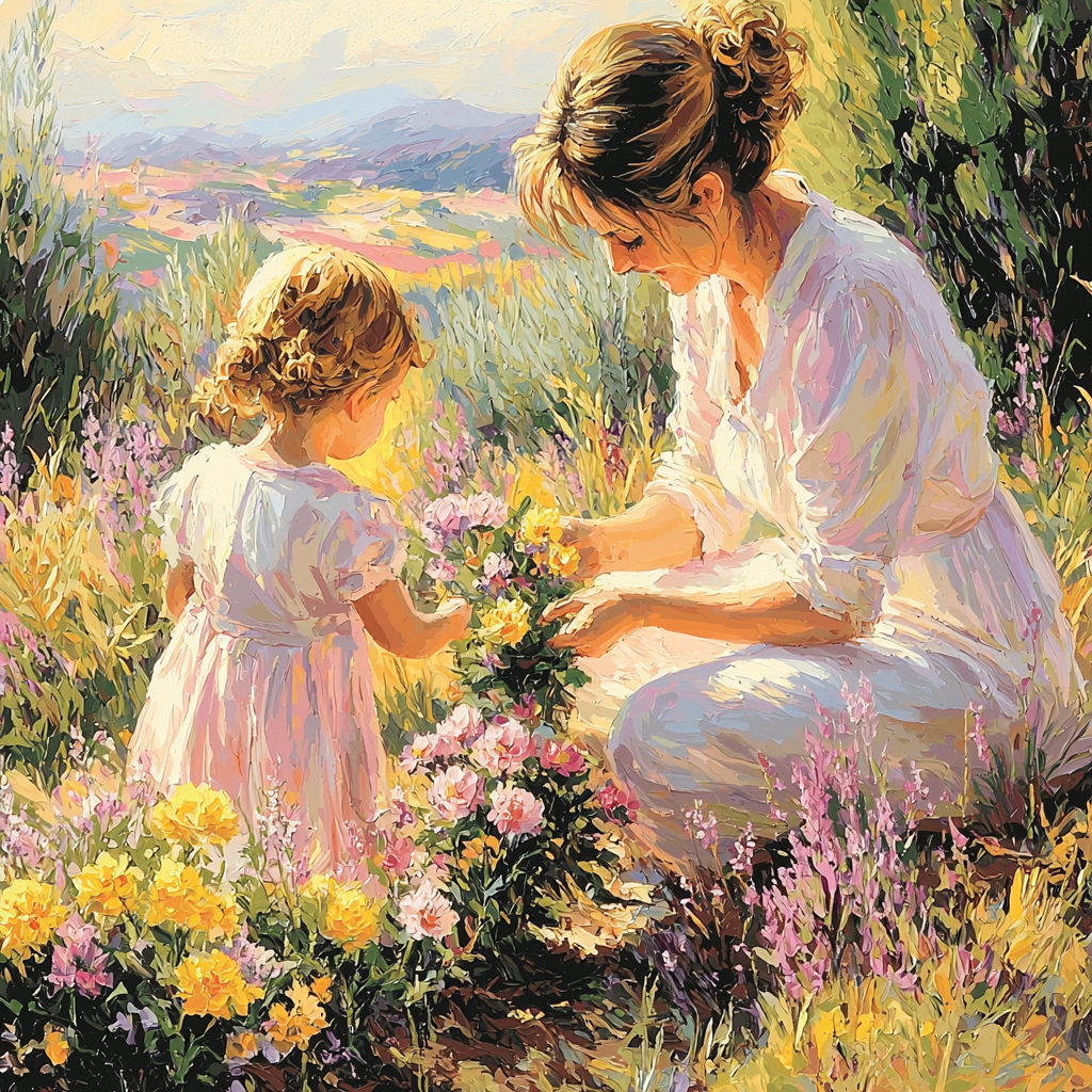 Motherly Garden Paint By Numbers Kits